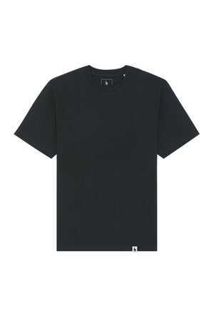 Tricou unisex Friz, model simplu – Negru – față