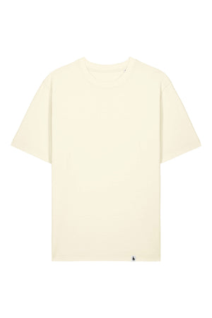 Tricou unisex Friz, model simplu – Cream – față