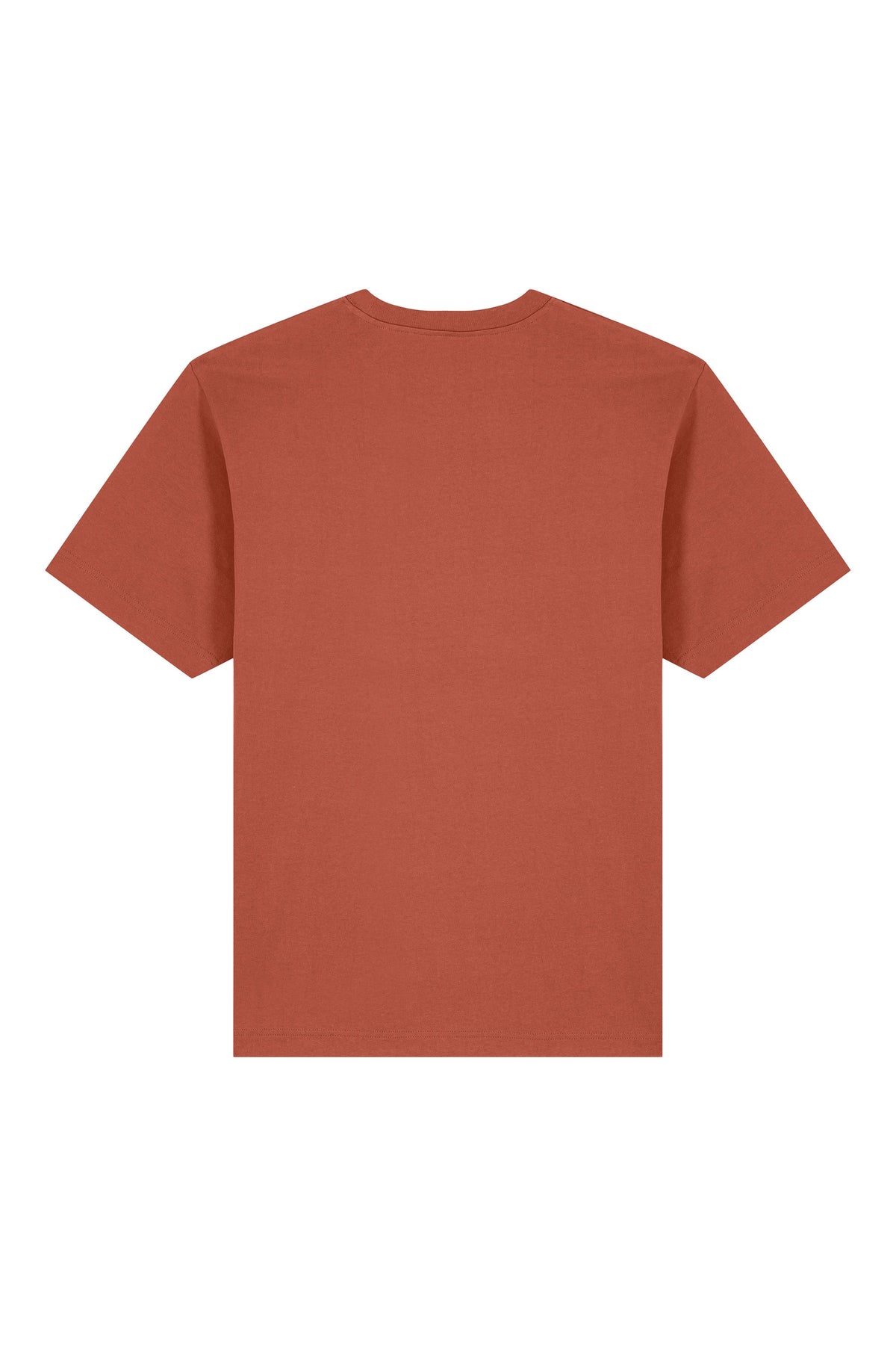 Tricou unisex Friz, Logo Brodat – Heritage Brown – spate