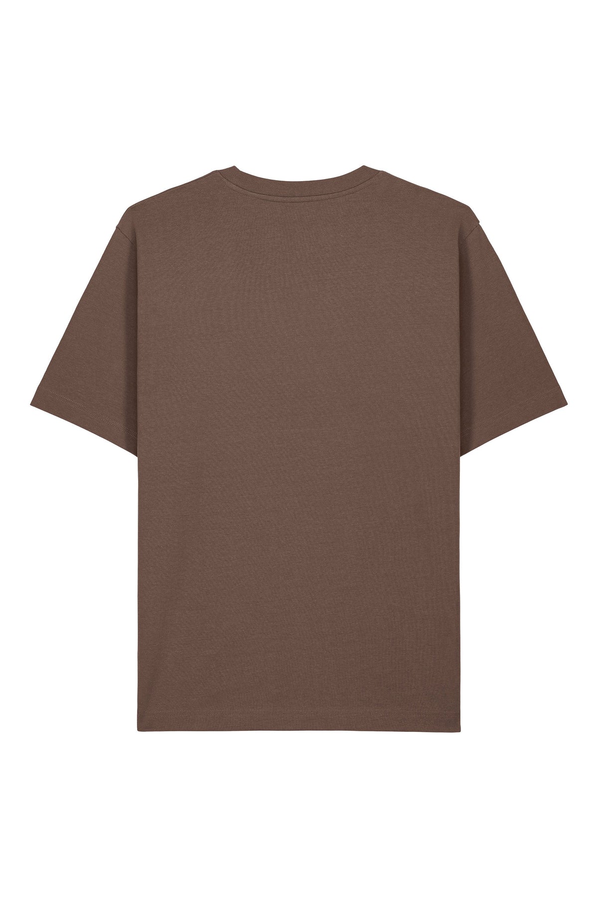 Tricou unisex Friz, Logo Brodat – Mocha – spate