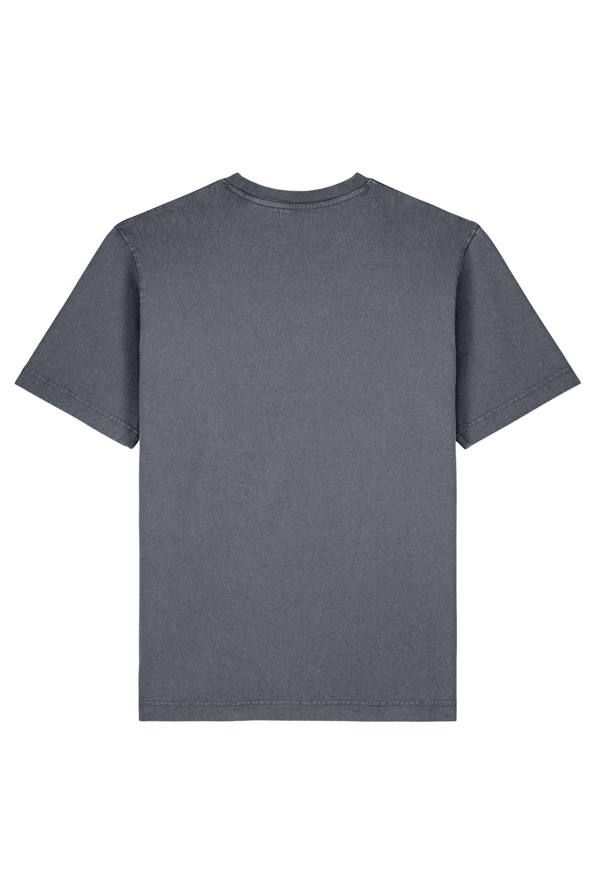 Tricou Friz Vintage print Time to G. Dyed Anthracite - spate