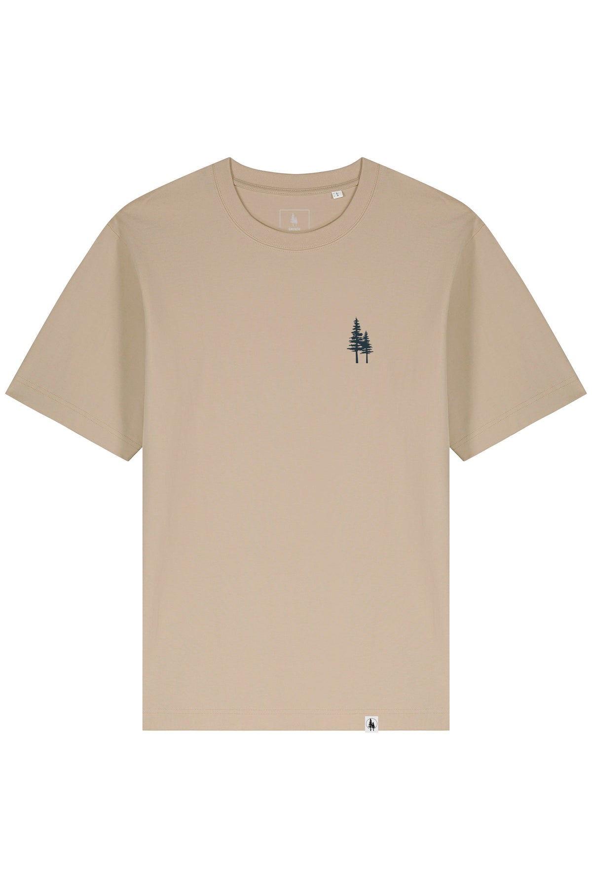Tricou Friz print Not all those who wander are lost Desert Dust - fata