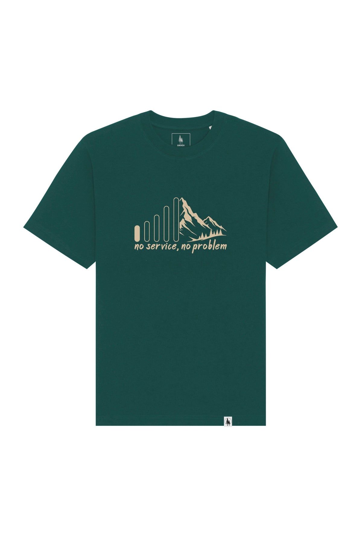 Tricou Friz print No Service Glazed Green - fata