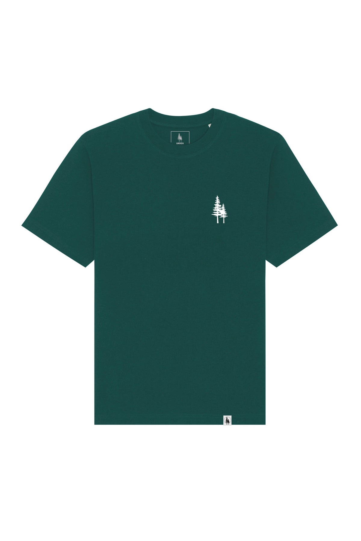 Tricou Friz print Not all those who wander are lost Glazed Green - fata
