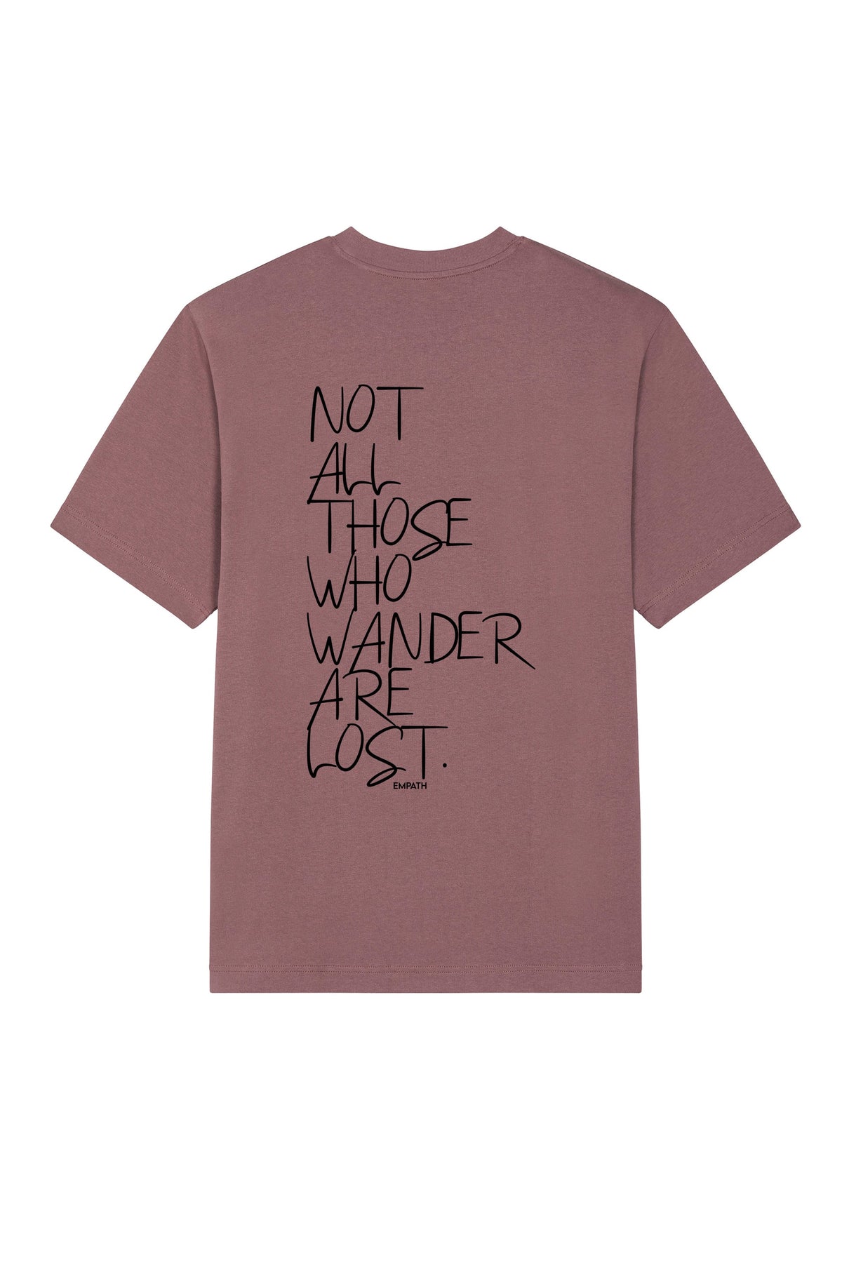 Tricou Friz print Not all those who wander are lost Kaffa Coffe - spate