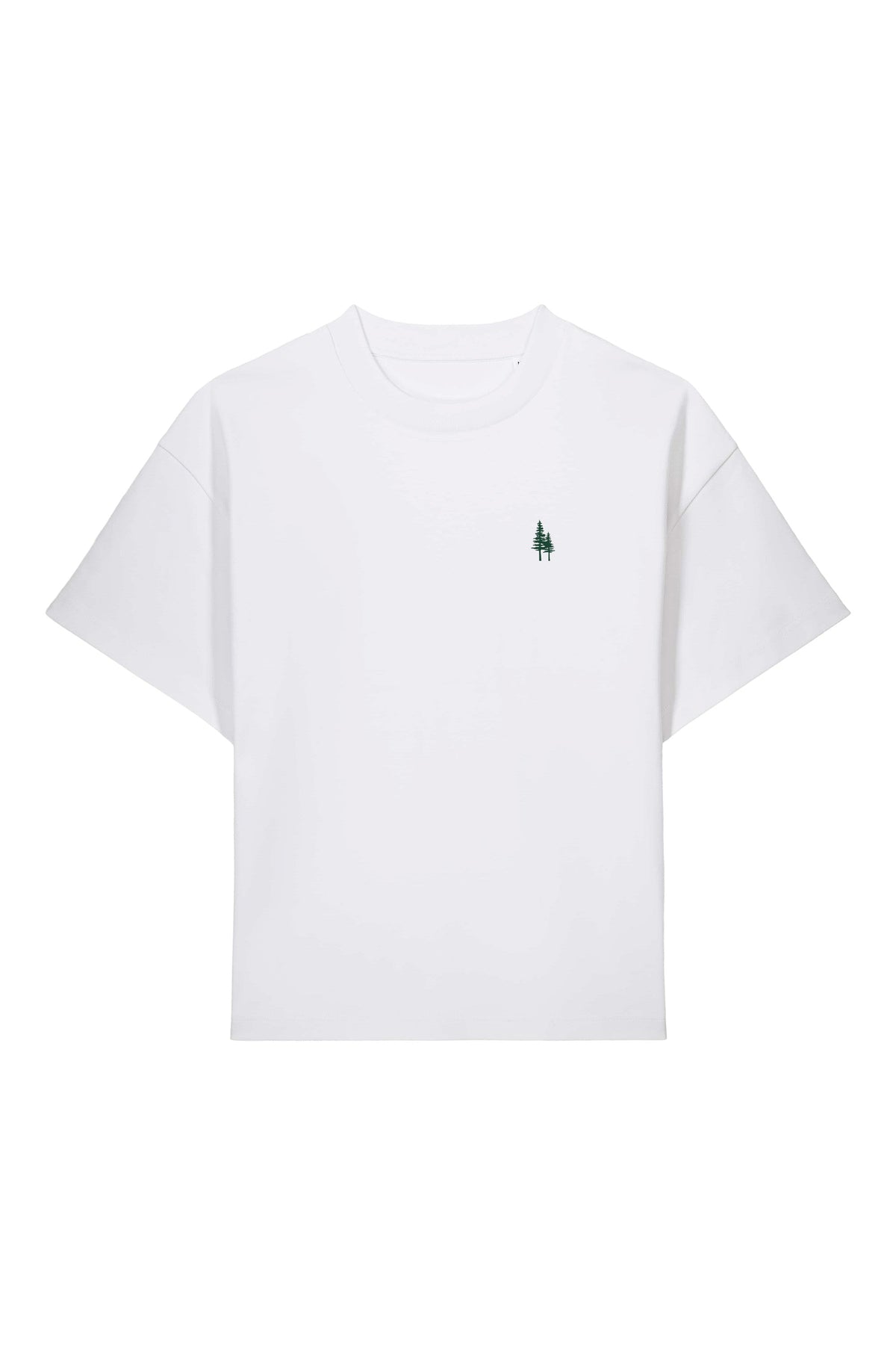 Tricou unisex Haro, Logo Brodat – Alb – față