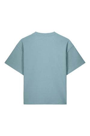 Tricou unisex Haro, model simplu – Pebble Blue – spate