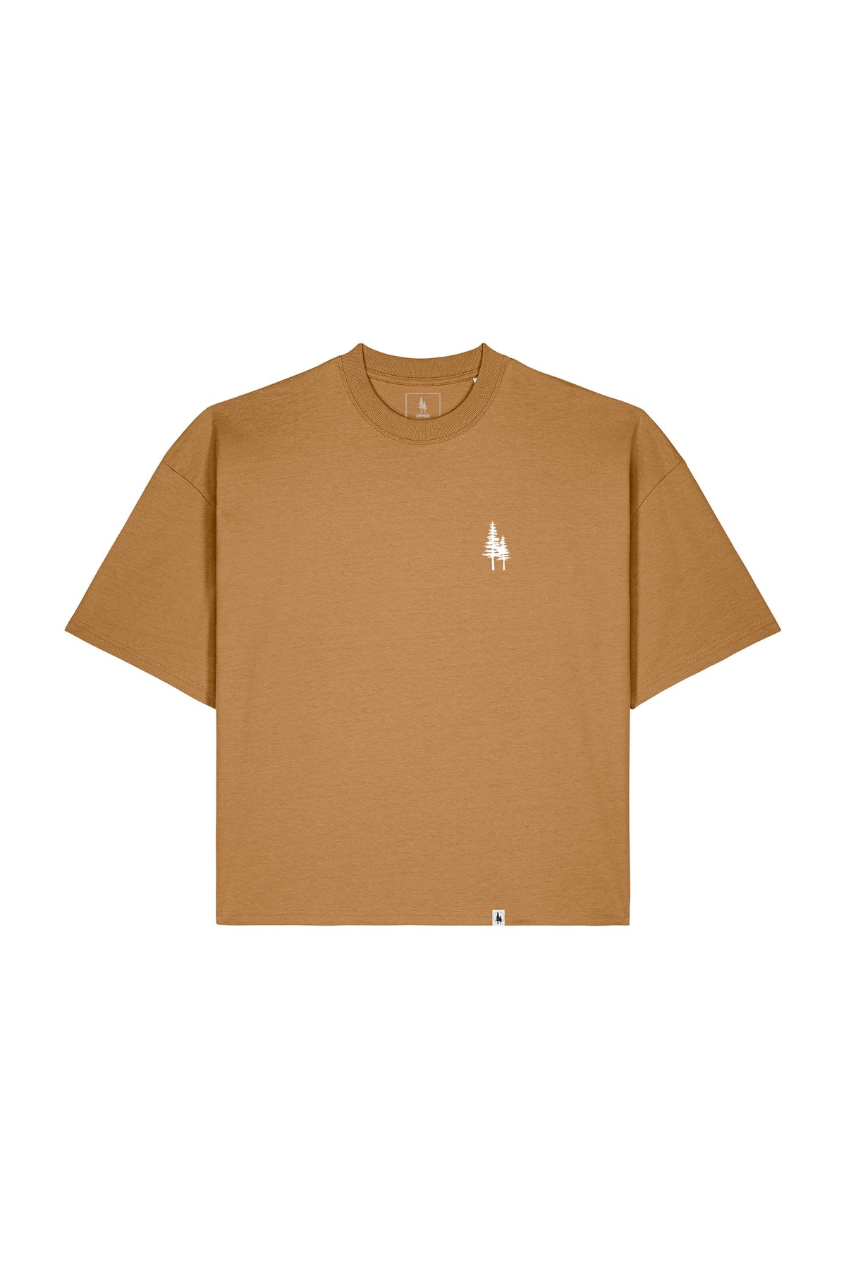 Tricou Hyro print Logo Empath Grounded Beige - fata
