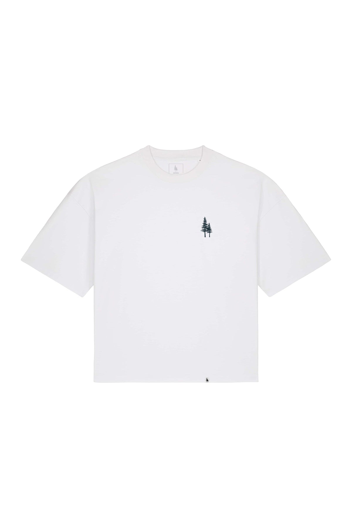 Tricou Hyro print Logo Empath Alb - fata