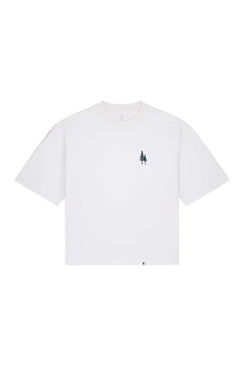 Tricou Hyro print Logo Empath Alb - fata