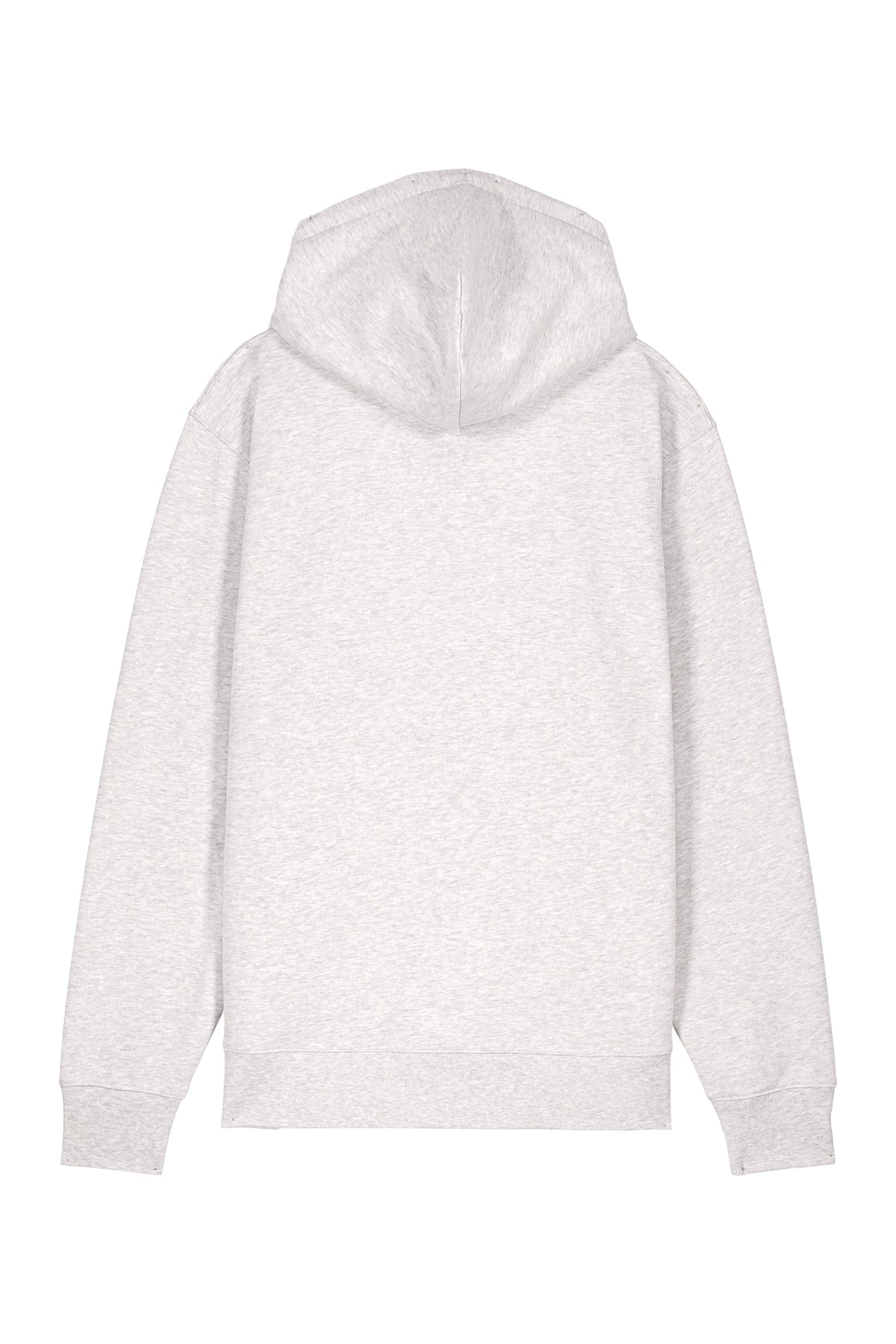 Hanorac premium cu fermoar Korin, Logo Brodat – Cool Heather Grey – spate