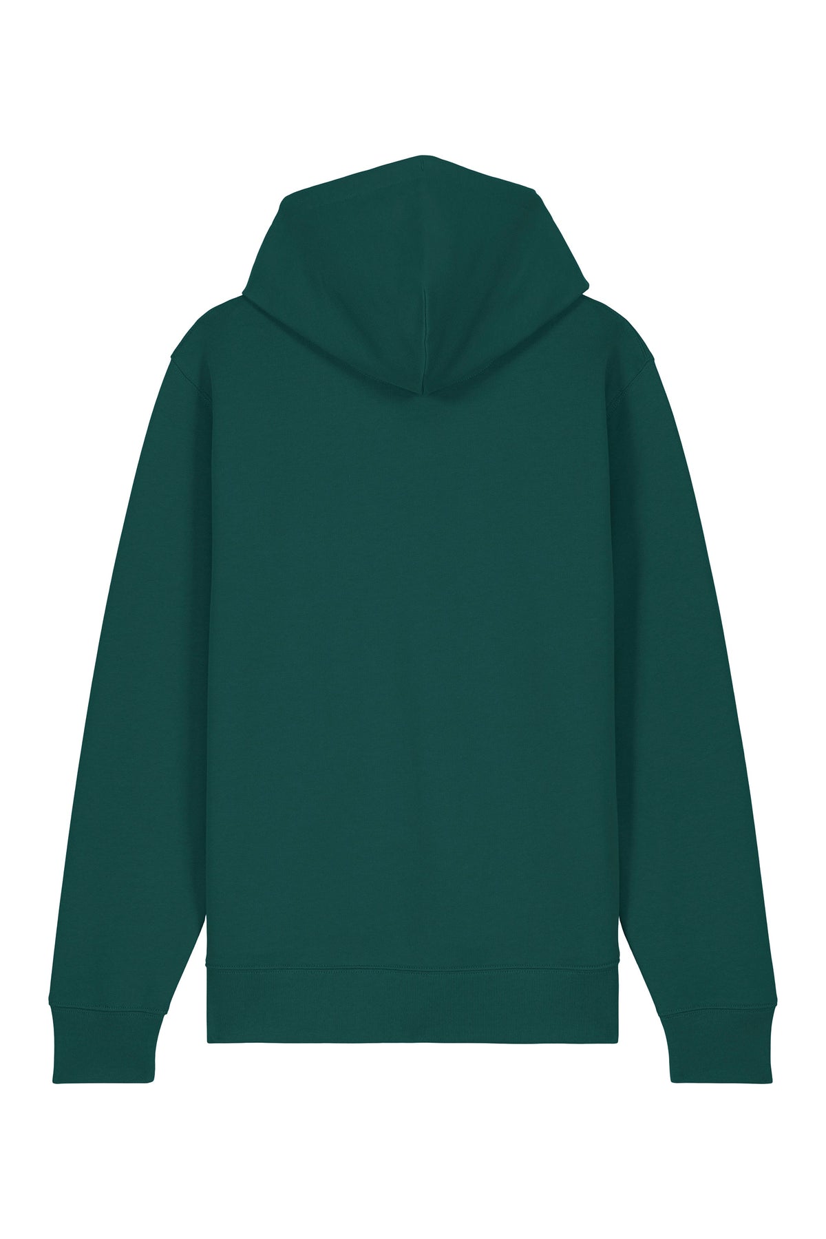 Hanorac premium cu fermoar Korin, Logo Brodat – Glazed Green – spate