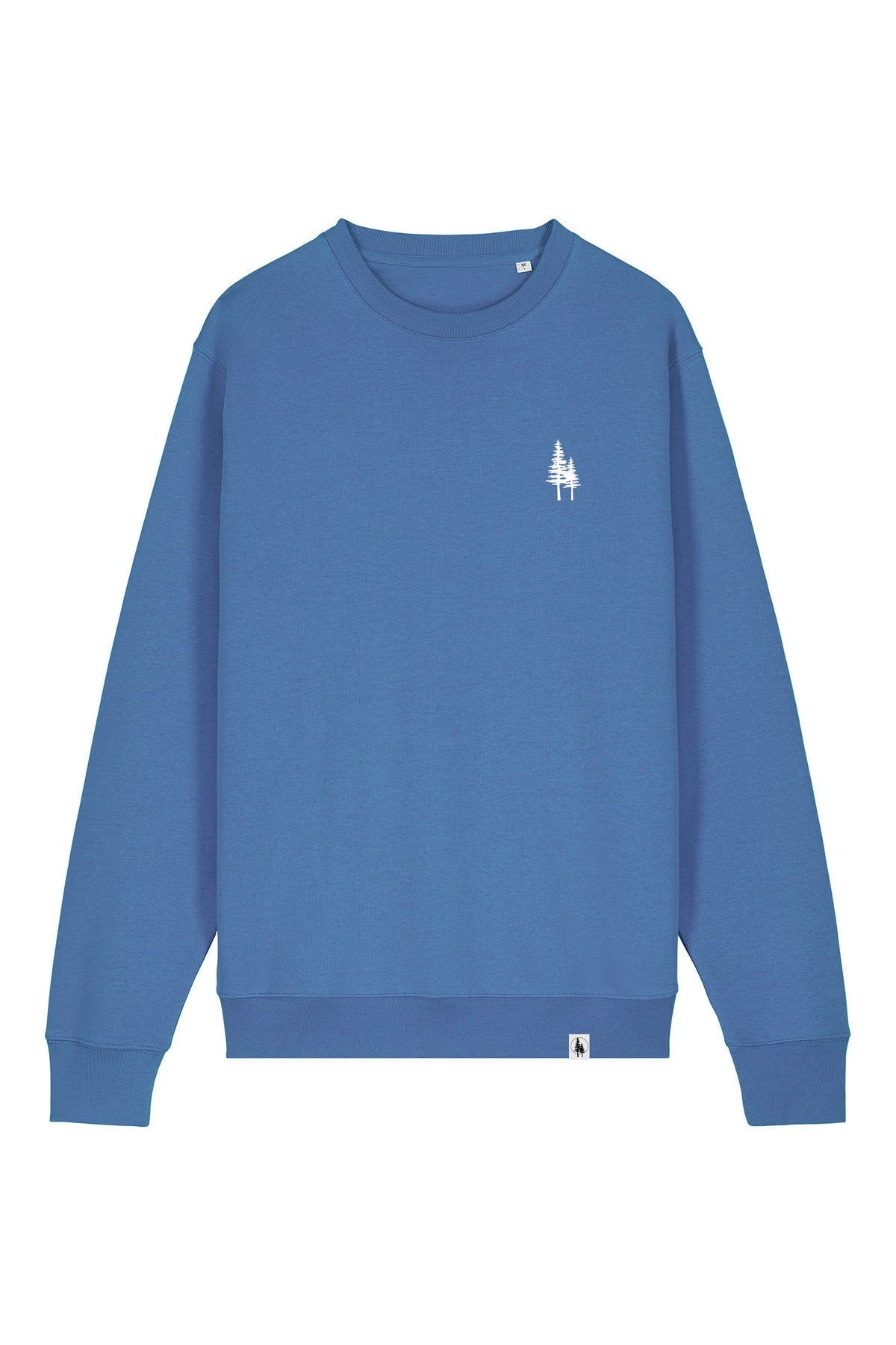 Bluza unisex subtire Mato, print Logo Empath – Bright Blue – față