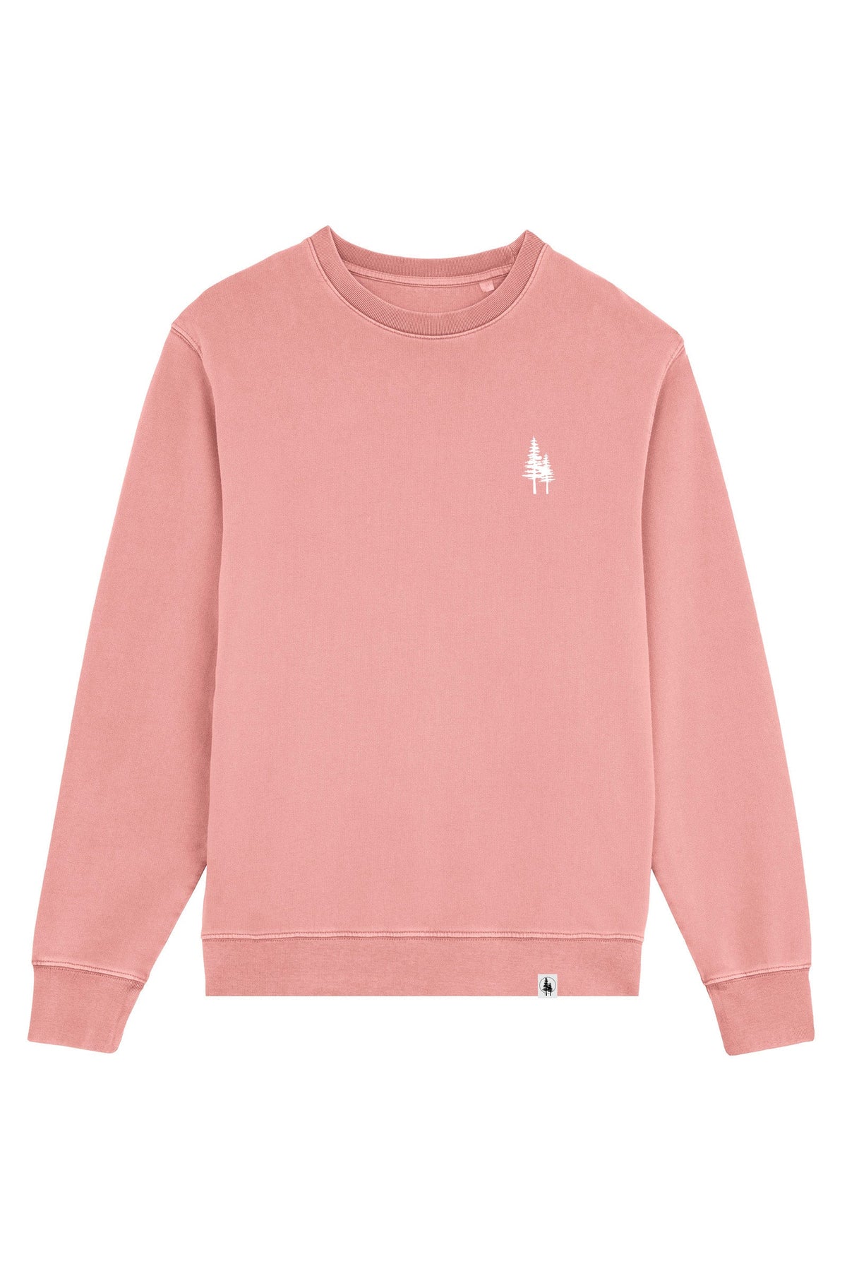 Bluza unisex subtire Mato, print Logo Empath – Canyon Pink – față