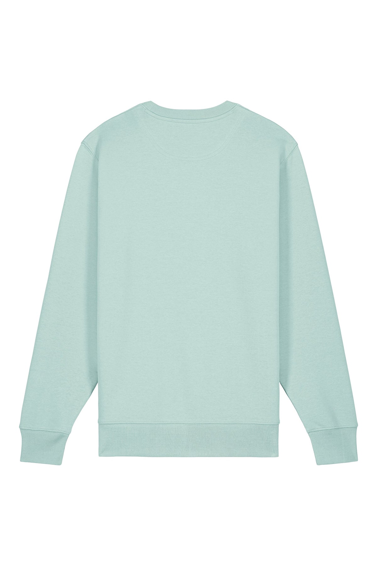 Bluza unisex subtire Mato, print Logo Empath – Caribbean Blue – spate