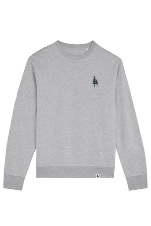 Bluza unisex subtire Mato, print Logo Empath – Heather Grey – față
