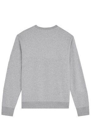 Bluza unisex subtire Mato, print Logo Empath – Heather Grey – spate