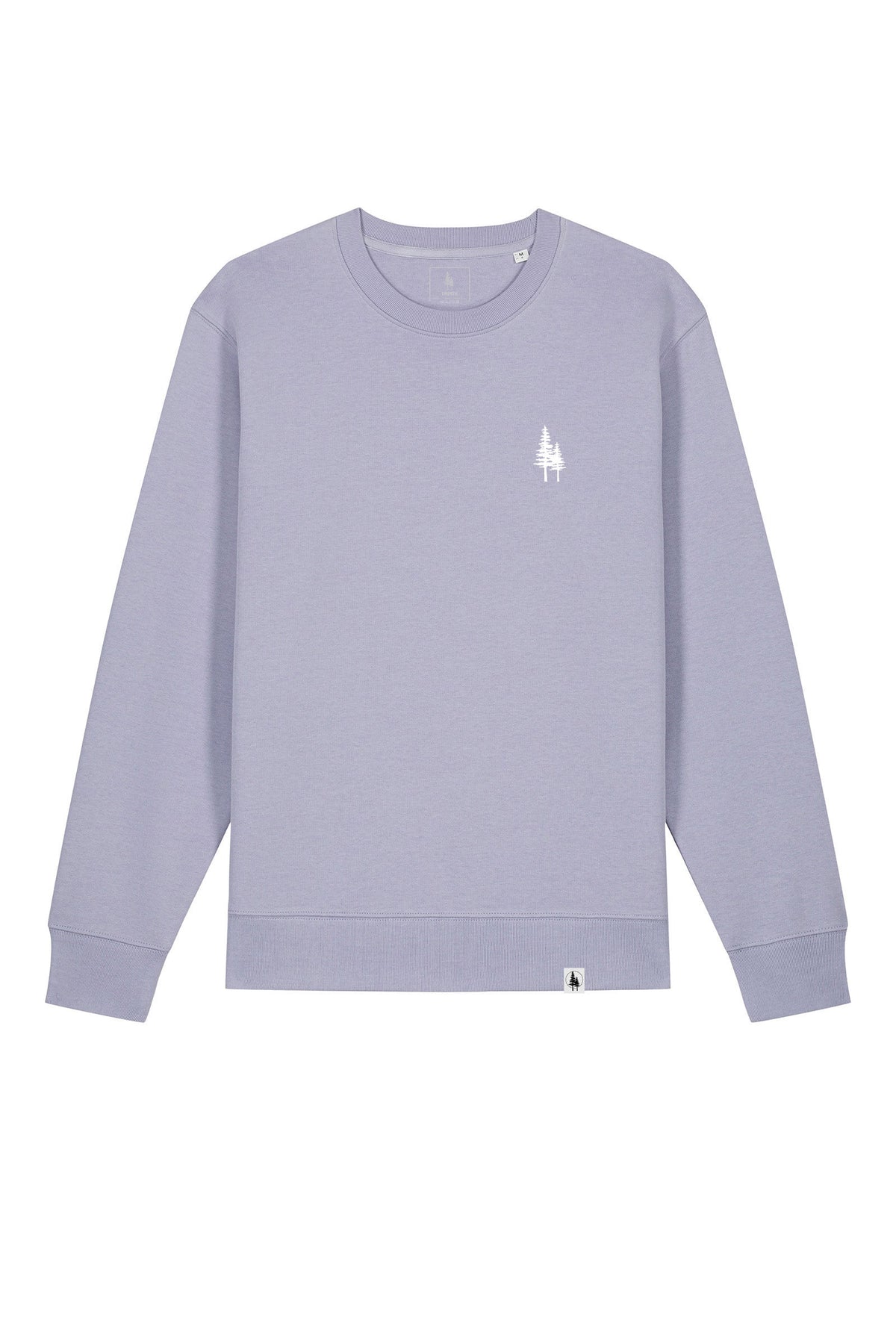 Bluza unisex subtire Mato, print Logo Empath – Lavender – față