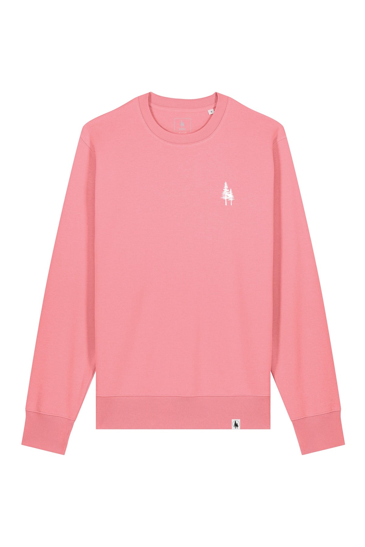 Bluza unisex subtire Mato, print Logo Empath – Pink Joy – față