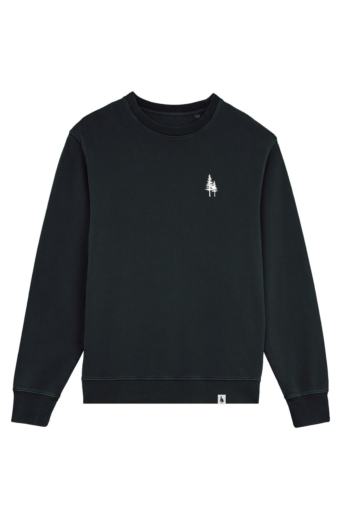 Bluza unisex subtire Mato, print Logo Empath – Negru – față