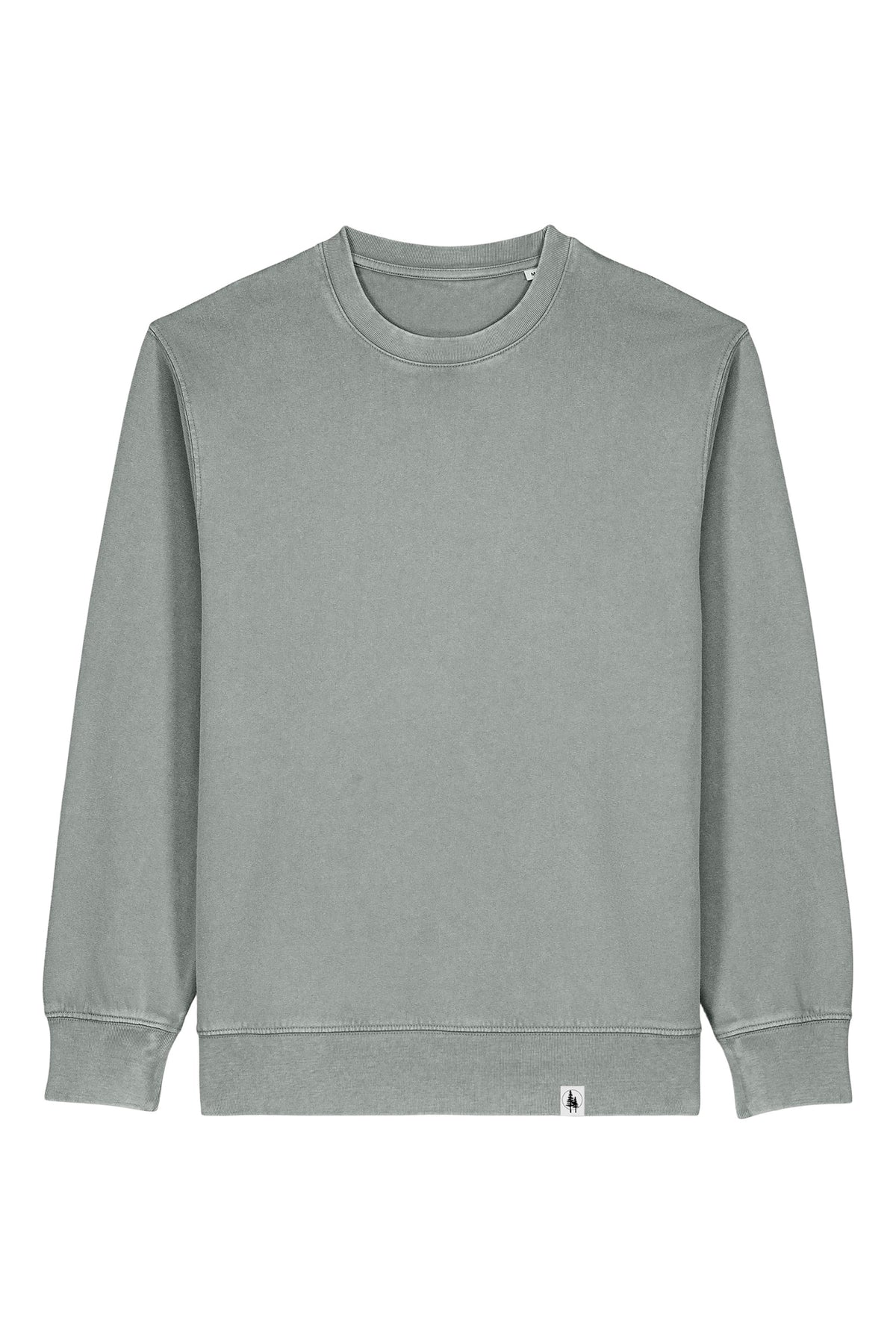 Bluza unisex subtire Mato Vintage, model simplu – G. Dyed Misty Grey – față