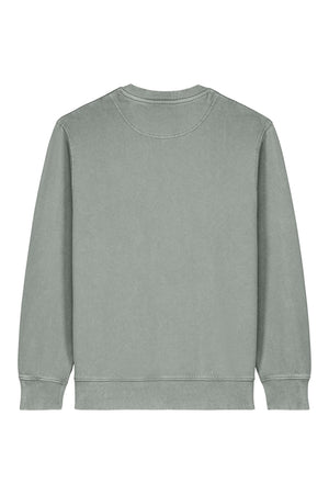 Bluza unisex subtire Mato Vintage, model simplu – G. Dyed Misty Grey – spate
