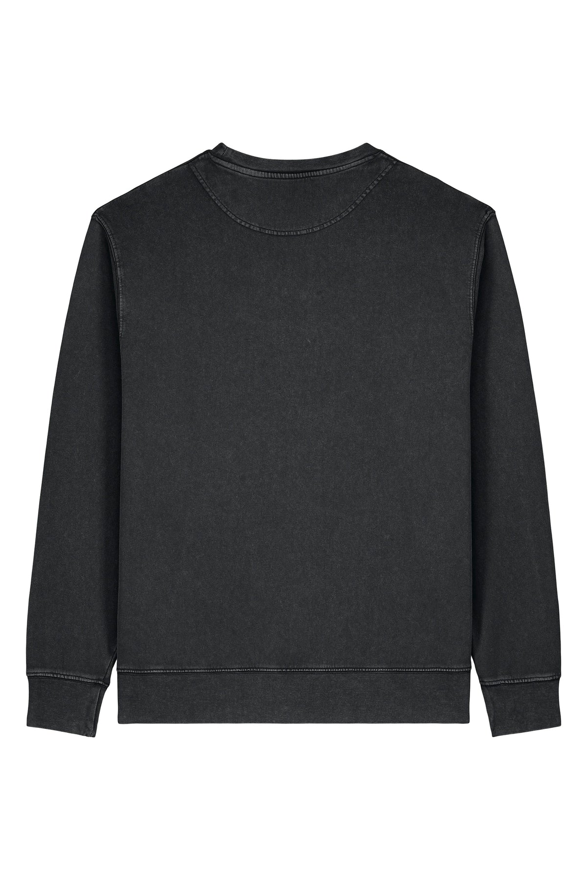Bluza unisex subtire Mato Vintage, model simplu – G. Dyed Black Rock – spate