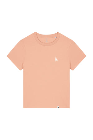 Tricou dama Mura, print Logo Empath – Peach – față