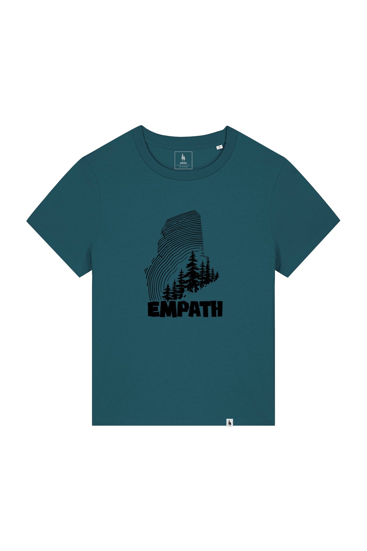 Tricou dama Mura, print Wood, Stargazer - față
