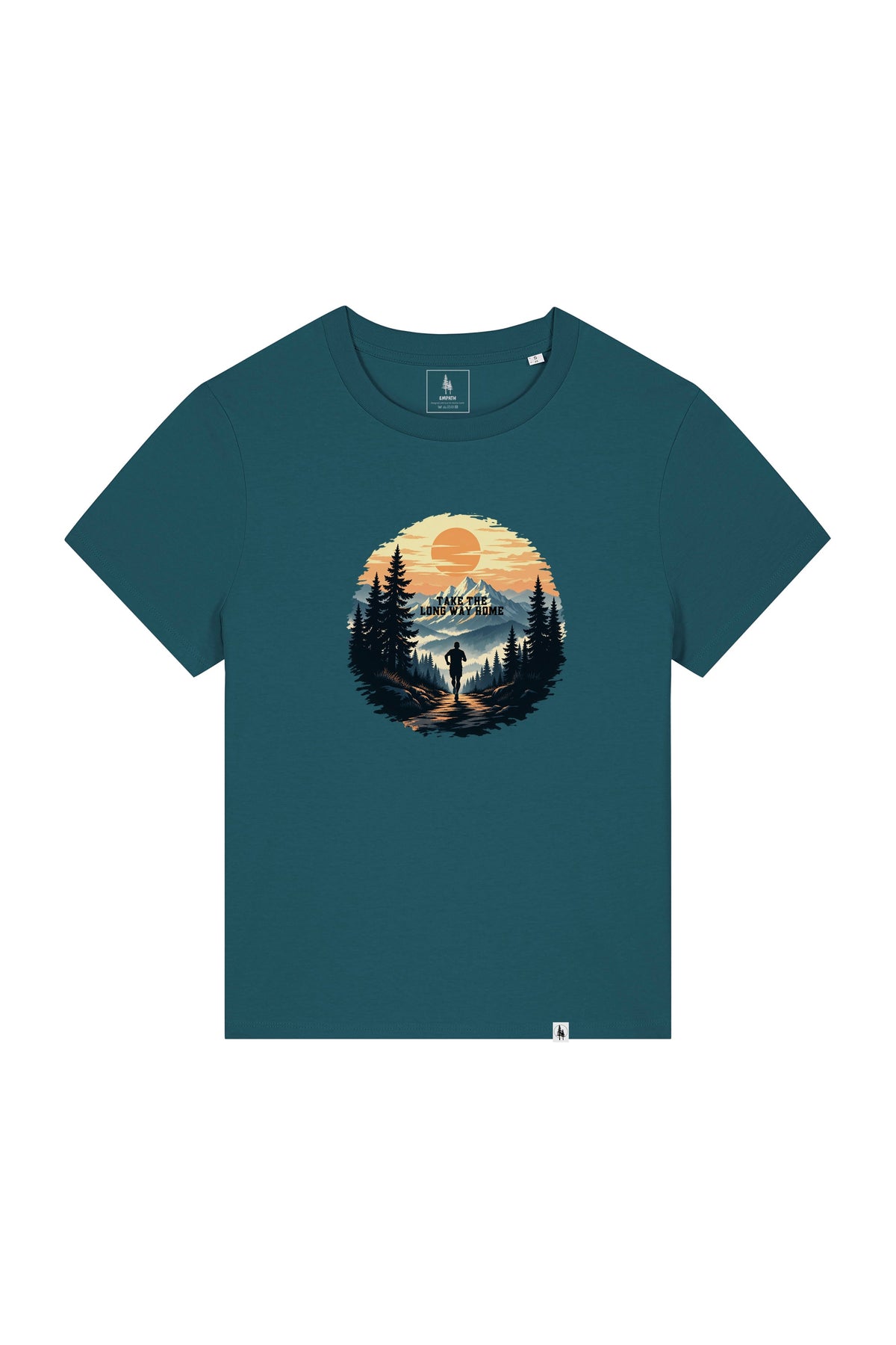 Tricou dama Mura print Long way home Stargazer - fata
