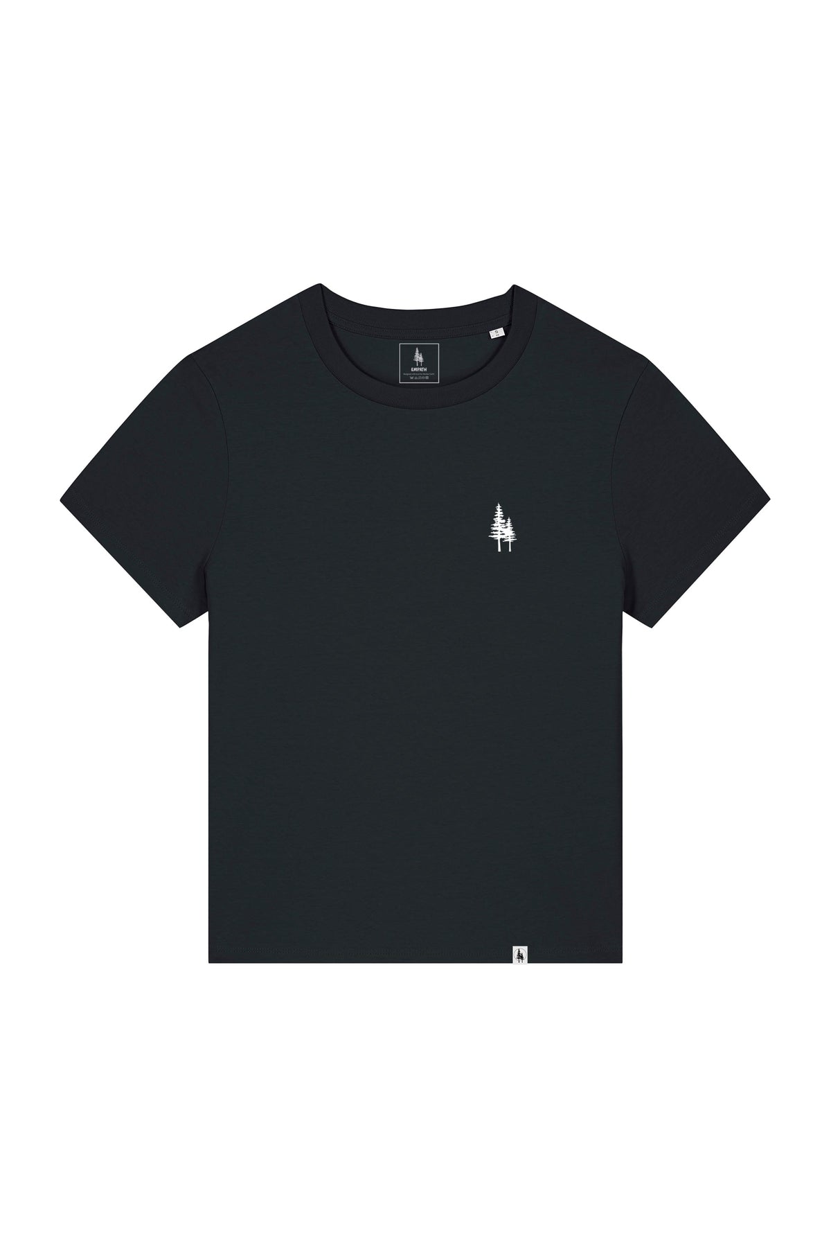 Tricou dama Mura, print Logo Empath – Negru – față
