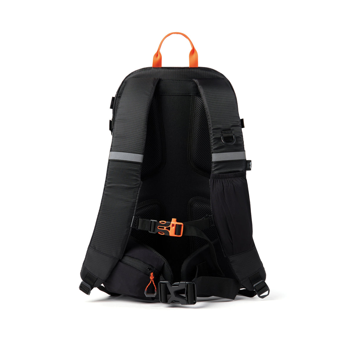 Rucsac drumeție Nordic Drift Trail RCS, 24L - Negru, spate cu plasă ergonomică