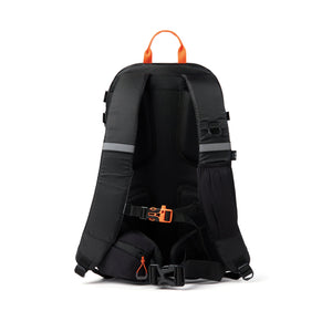 Rucsac drumeție Nordic Drift Trail RCS, 24L - Negru, spate cu plasă ergonomică