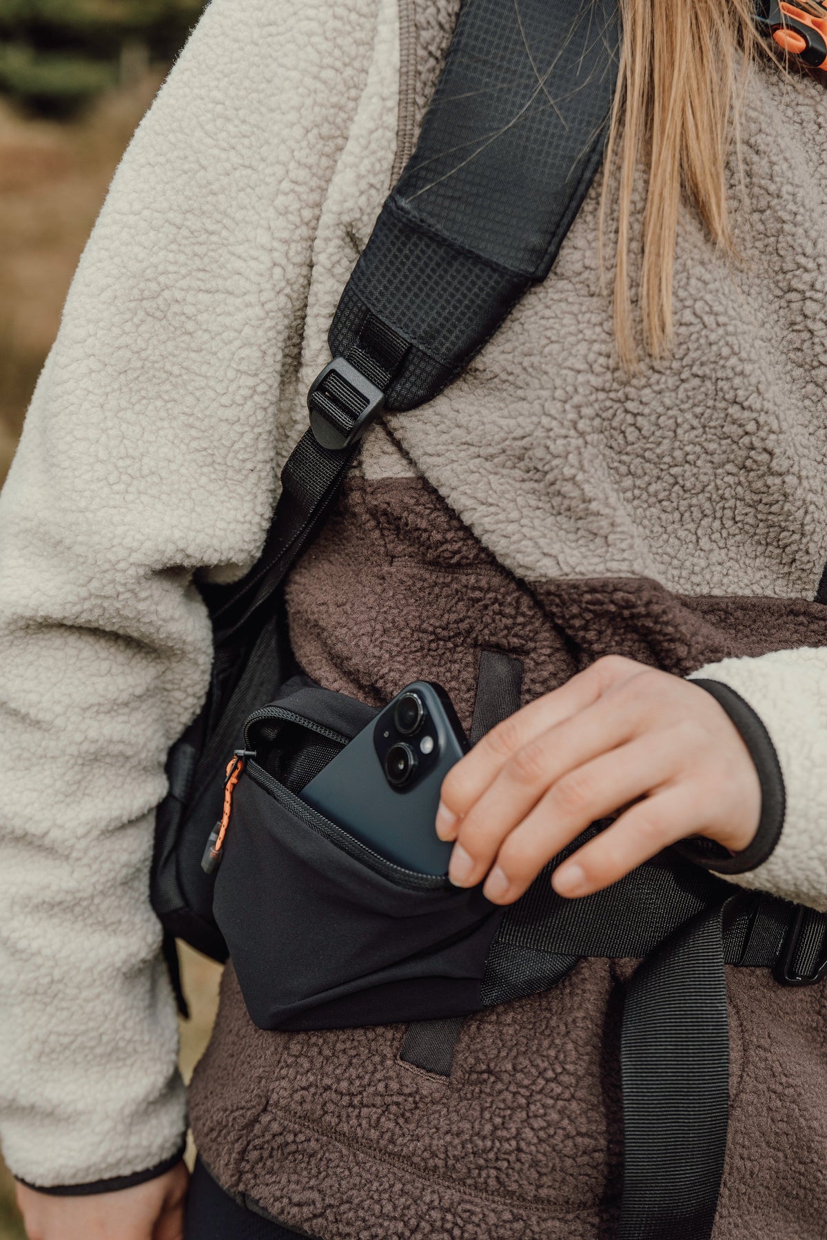 Rucsac drumeție Nordic Drift Trail RCS, 24L - buzunar pentru telefon