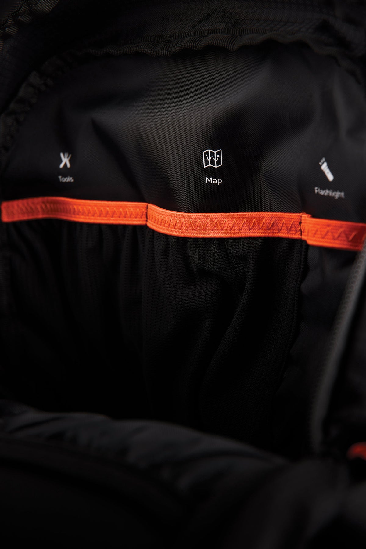Rucsac Nordic Drift Trail RCS, 16L - organizare interioară
