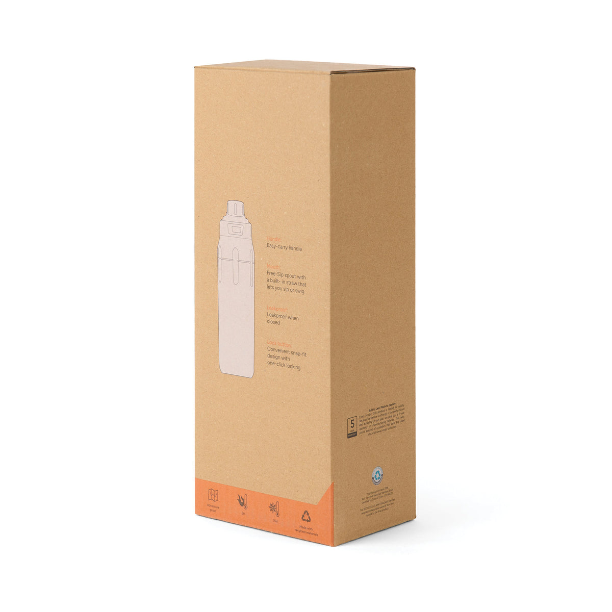 Sticlă termos Nordic Drift Trail RCS, 750 ml - cutie cadou