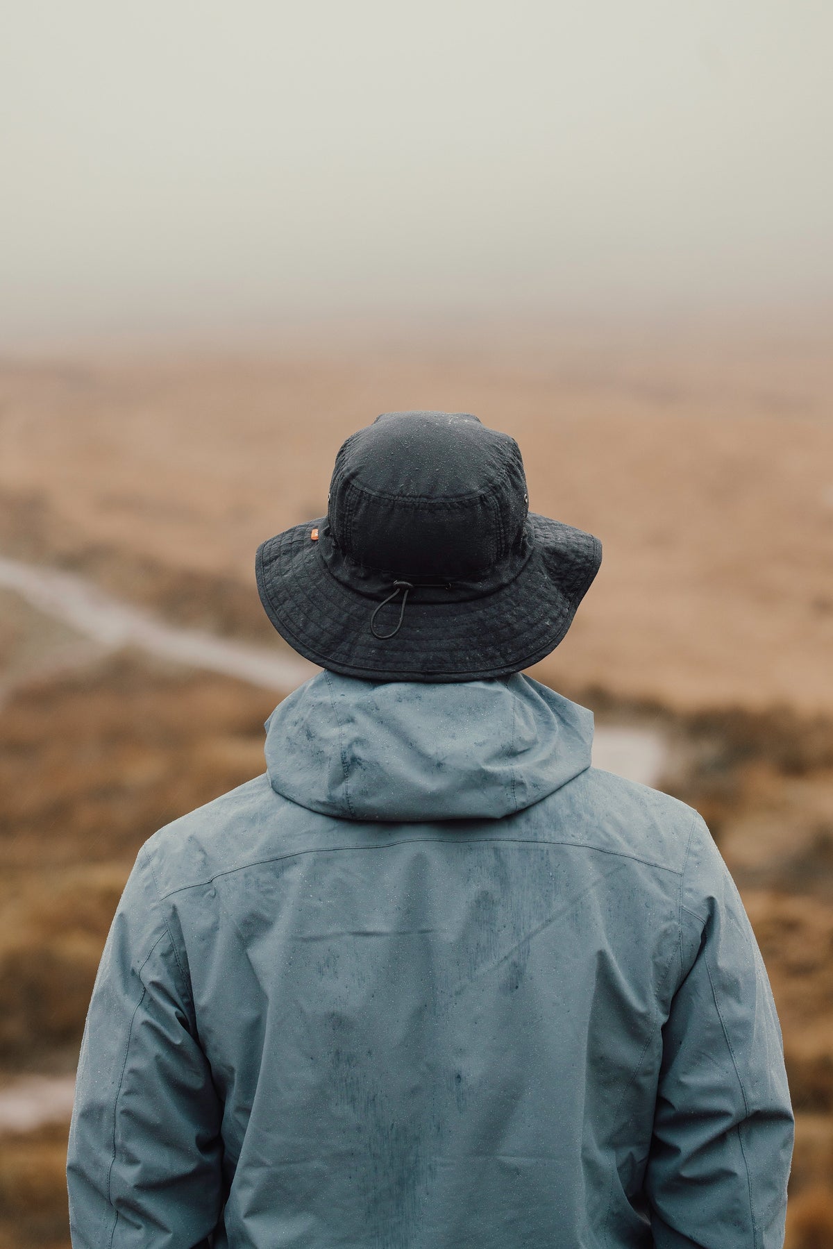 Bucket Hat Nordic Drift Horizon RCS, UPF 50+ - Negru, în aer liber