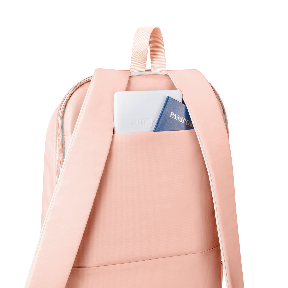 Rucsac laptop XD Design Switch 2-in-1, 22L - Roz, buzunar ascuns pe spate