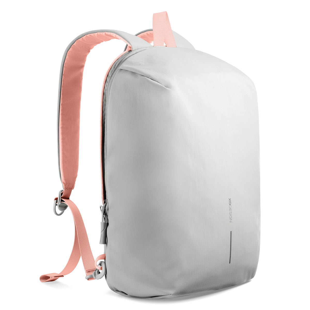 Rucsac laptop XD Design Switch 2-in-1, 22L - Gri, fața minimalistă