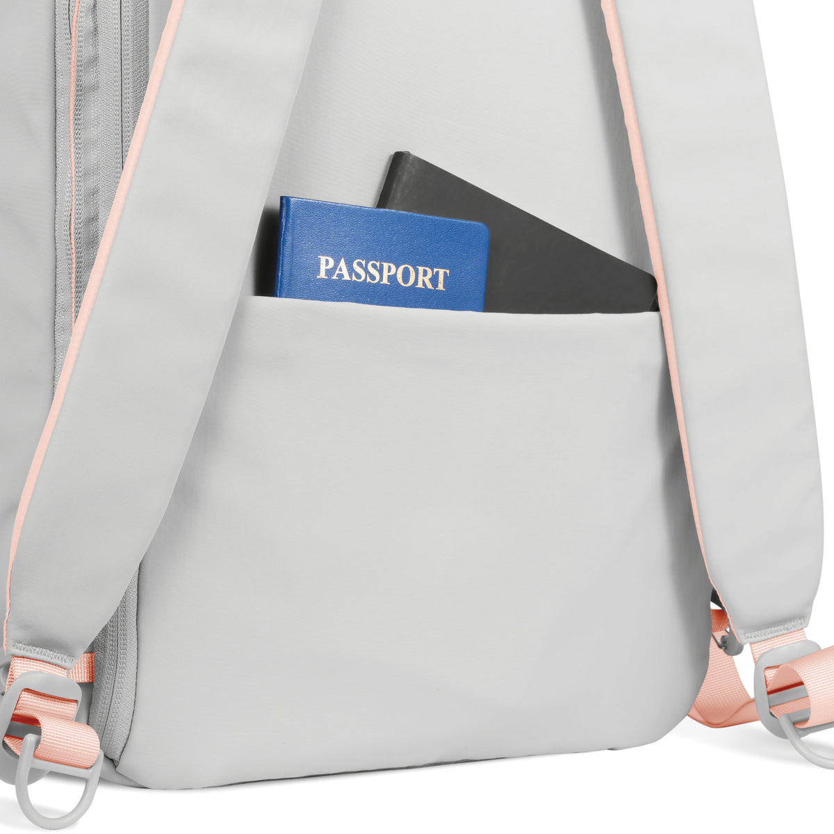 Rucsac laptop XD Design Switch 2-in-1, 22L - Gri, buzunar pentru pașaport