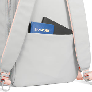 Rucsac laptop XD Design Switch 2-in-1, 22L - Gri, buzunar pentru pașaport