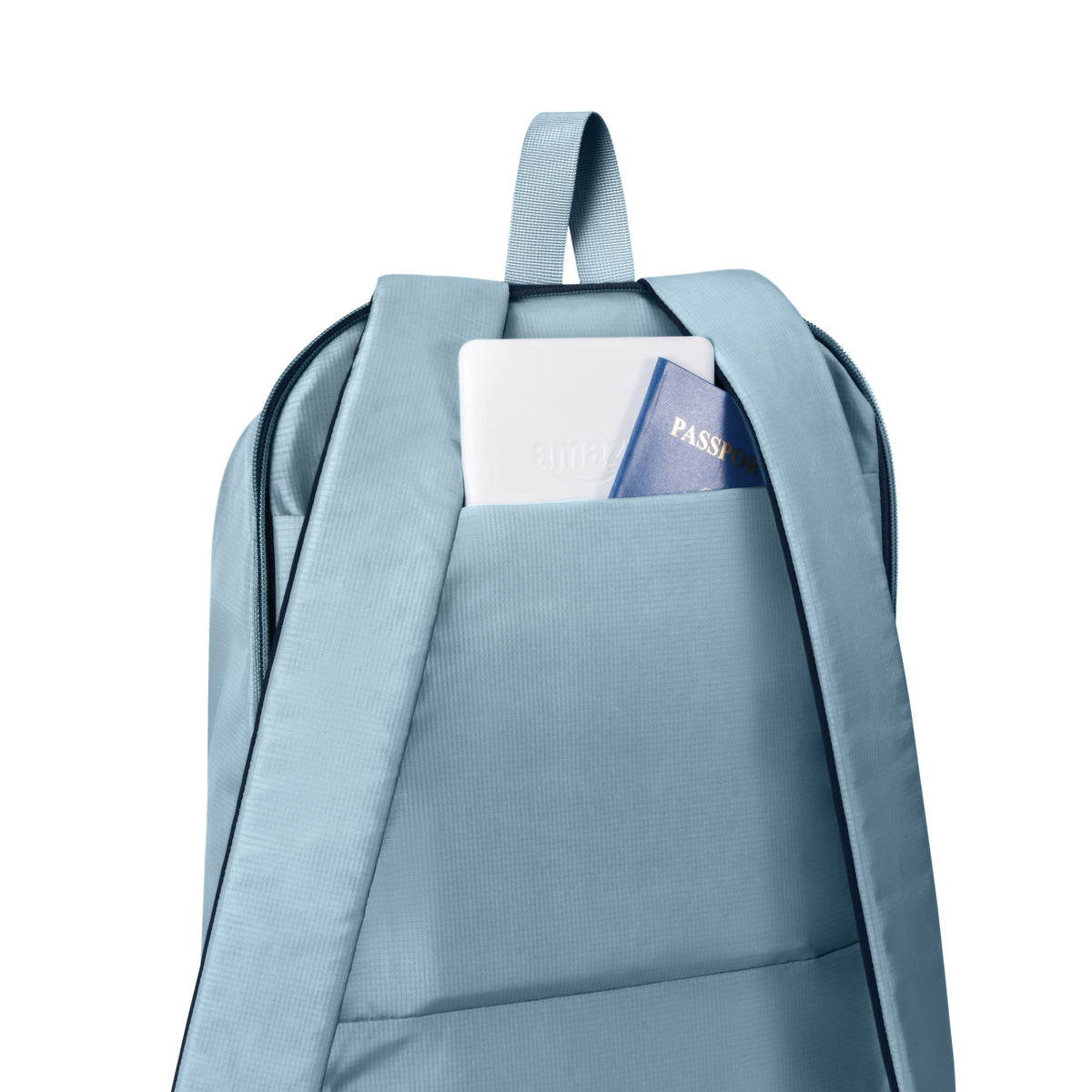 Rucsac laptop XD Design Switch 2-in-1, 22L - Albastru deschis, buzunar ascuns pe spate