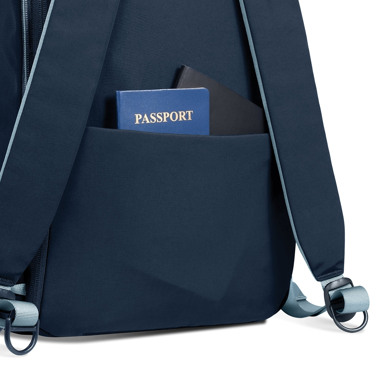 Rucsac laptop XD Design Switch 2-in-1, 22L - Albastru deschis, buzunar pentru pașaport