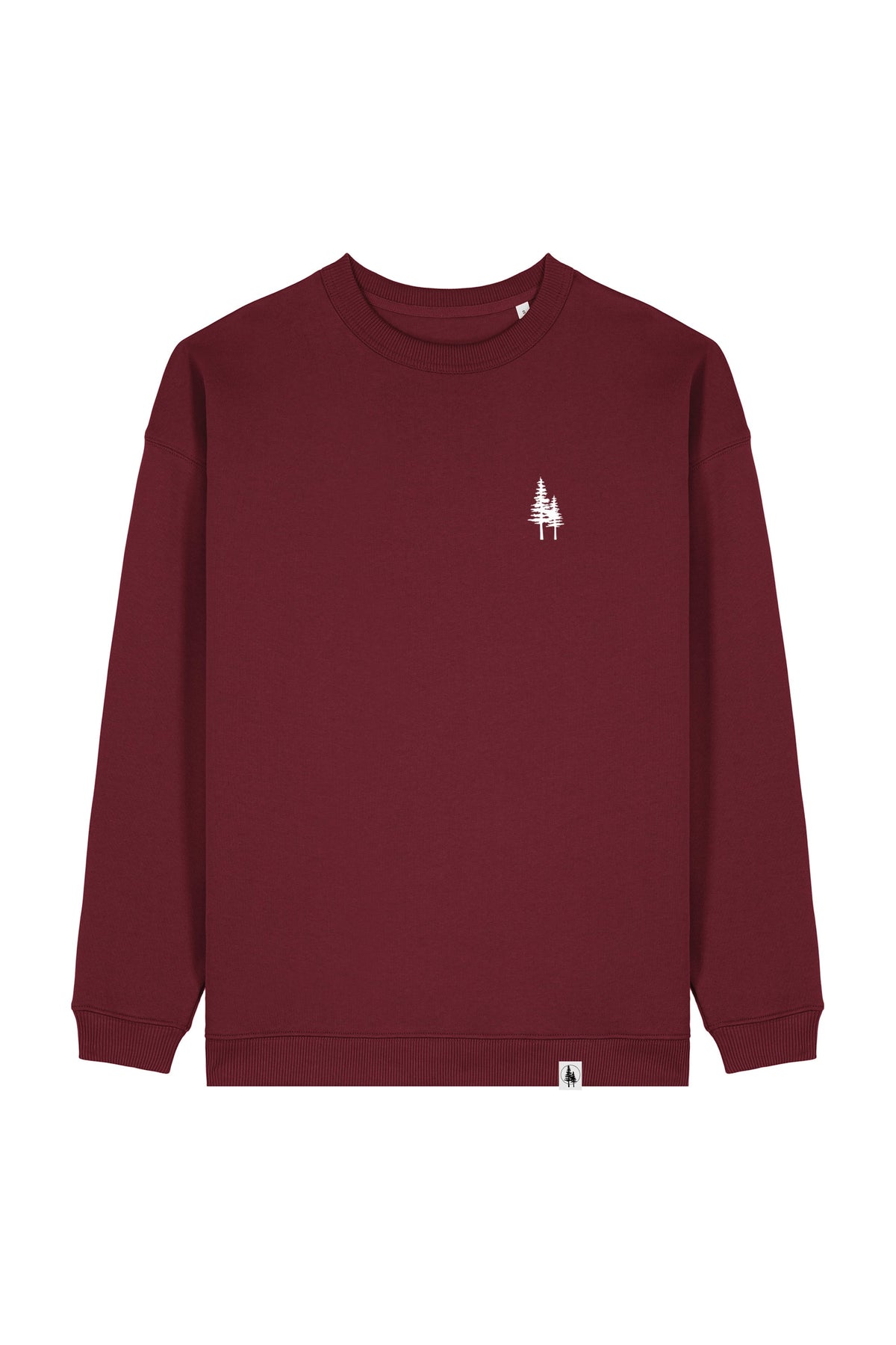 Bluza dama Paloma, print Logo Empath – Burgundy – față