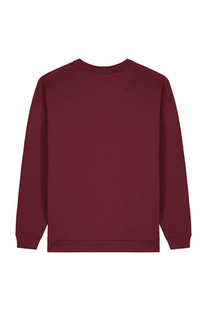 Bluza dama Paloma, print Logo Empath – Burgundy – spate