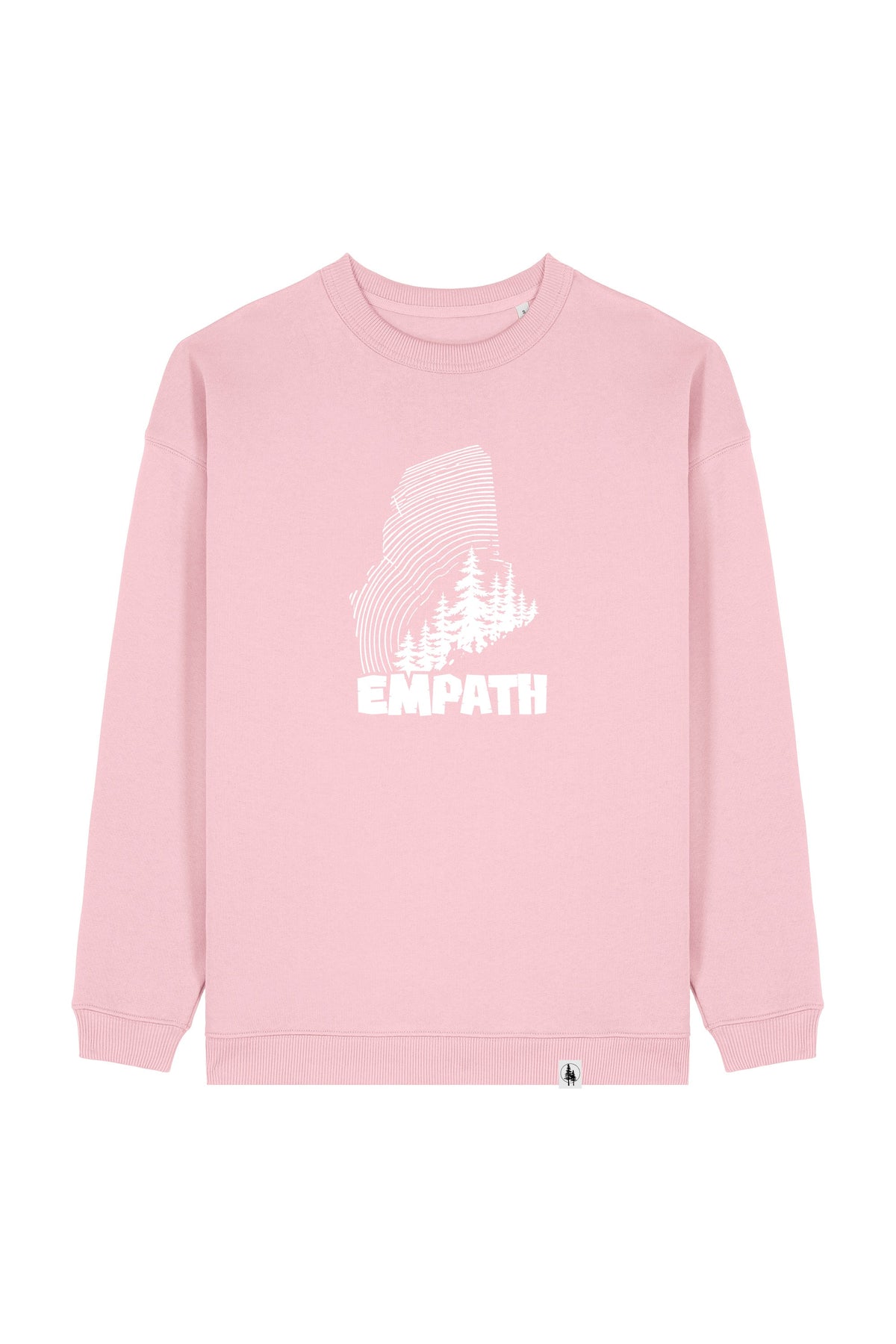 Bluza dama Paloma, print Wood, Cotton Pink - față