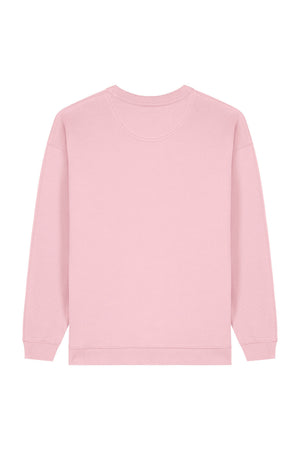 Bluza dama Paloma, print Time to, Cotton Pink - spate