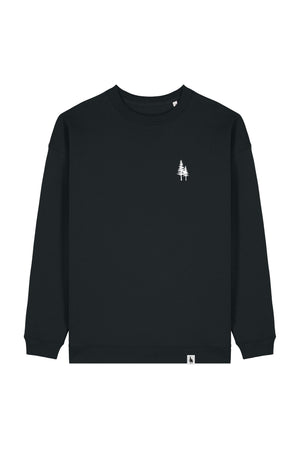 Bluza dama Paloma, print Logo Empath – Negru – față