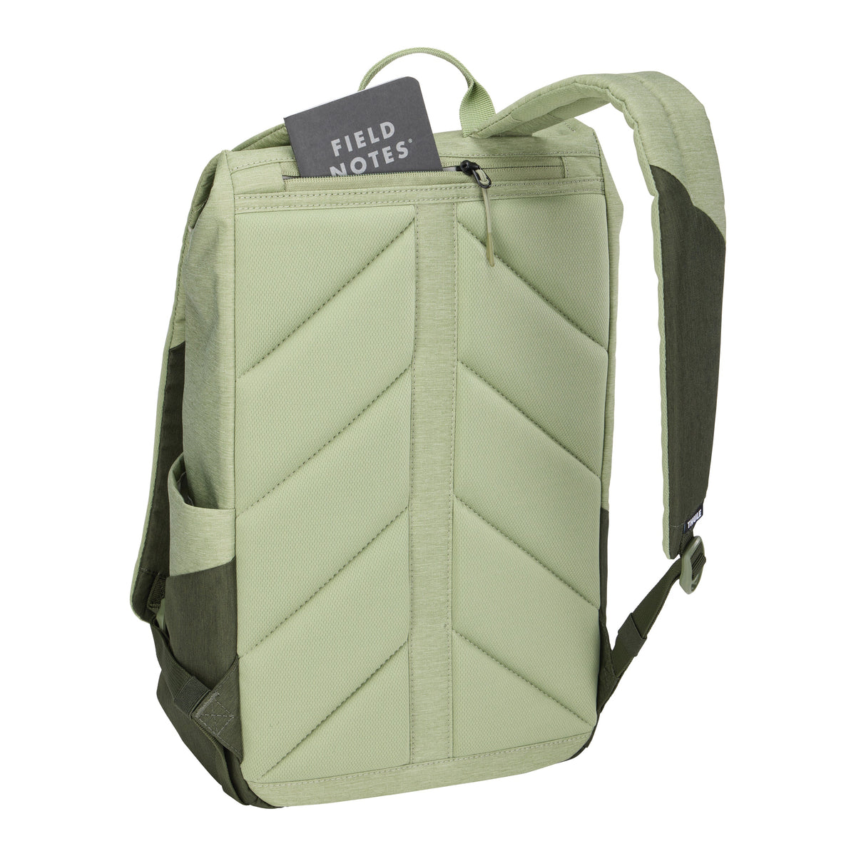 Rucsac laptop Thule Lithos, 16L - Verde, detaliu spate
