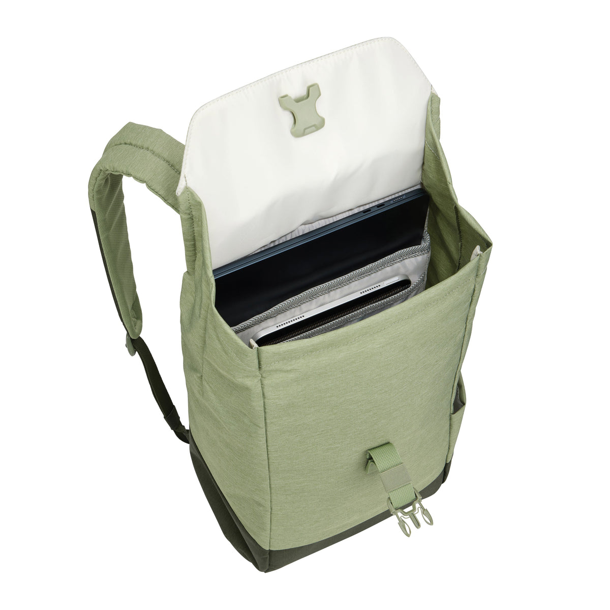 Rucsac laptop Thule Lithos, 16L - Verde, compartiment pentru laptop